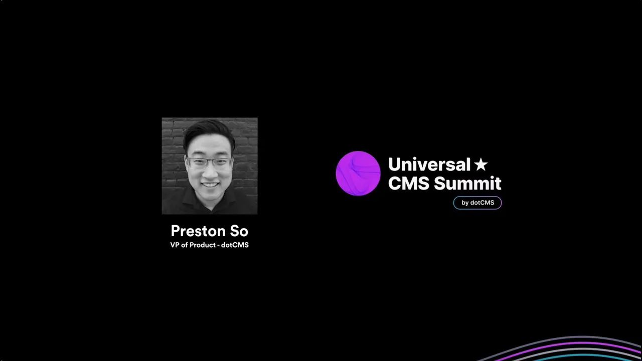 Universal CMS Summit: The next generation of content management